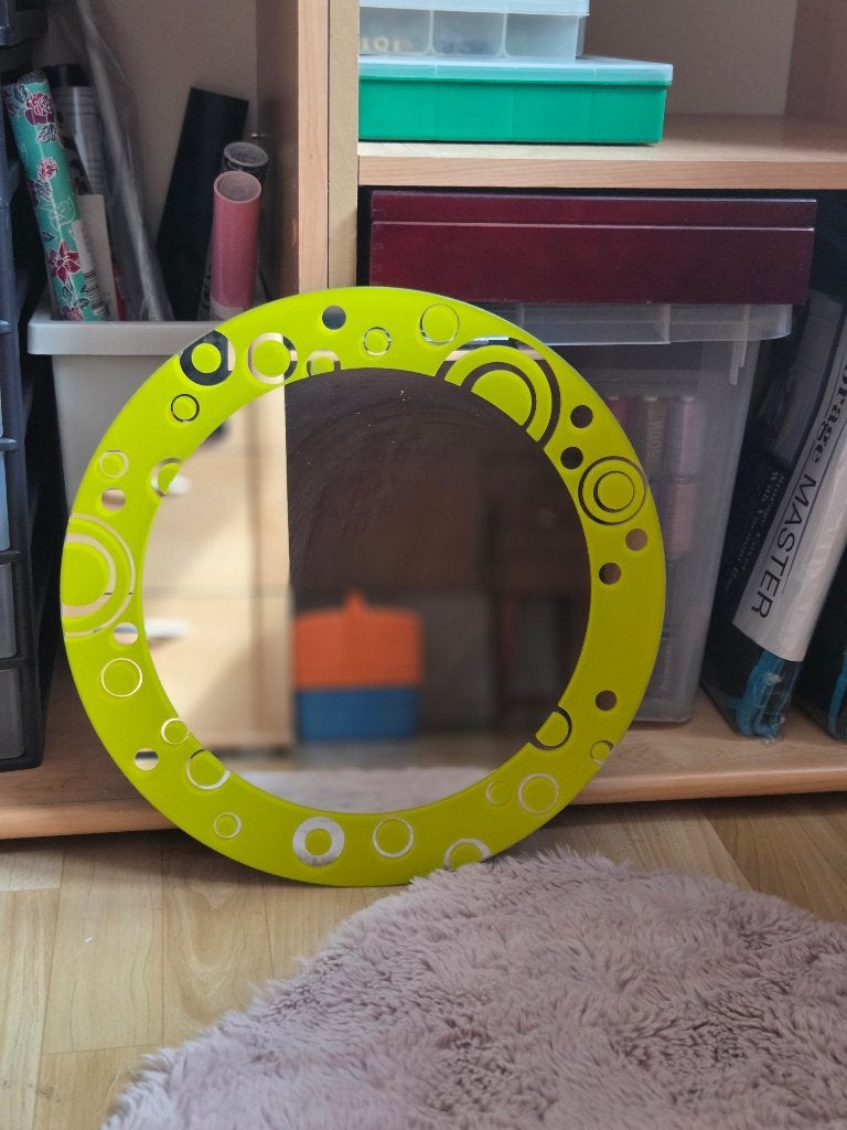 Miroir, Maison & Meubles, Enlèvement, Neuf, Rond, Moins de 50 cm