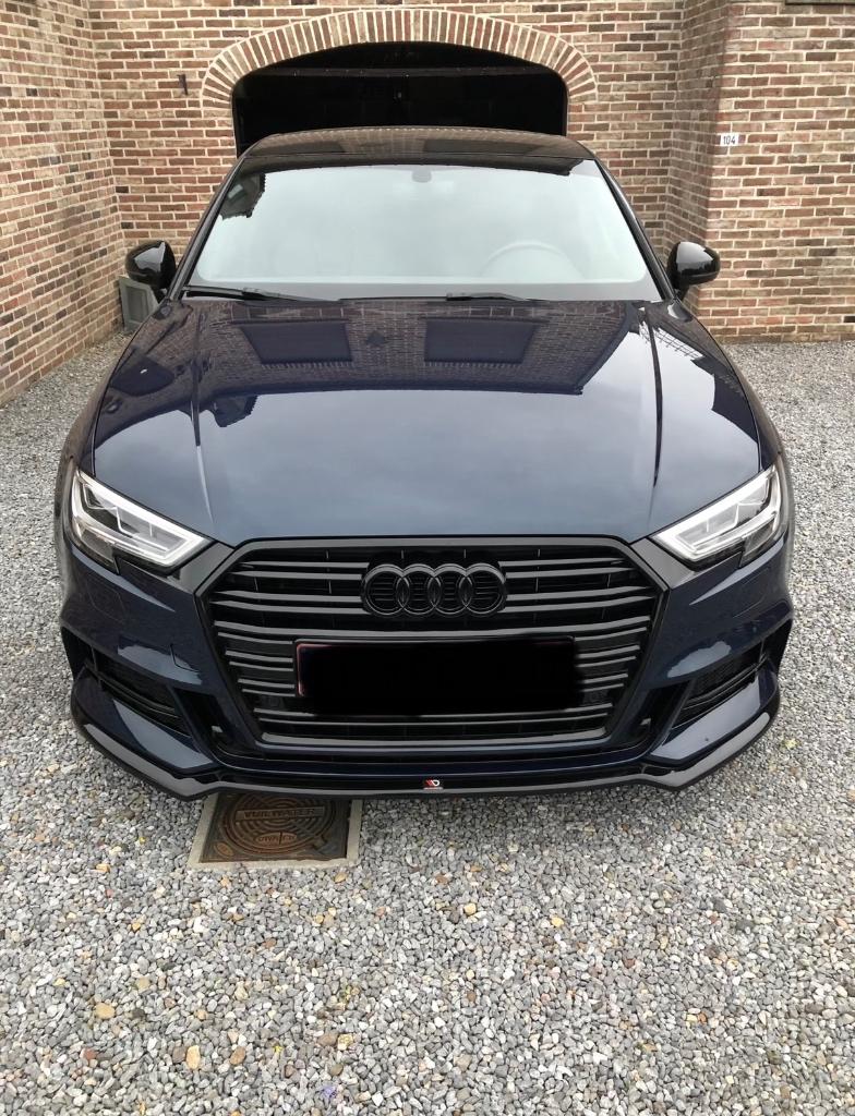 Audi A3 Berline S Line S Tronic (Tuning), Autos, Cuir, Euro 6, Entretenue par le concessionnaire, Noir
