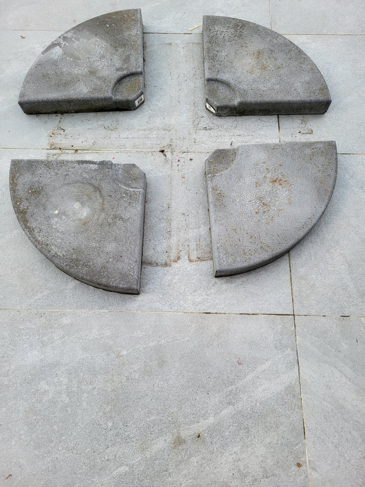 Dalles de béton pour parasol déporté, Fietsen en Brommers, Brommeronderdelen | Oldtimers