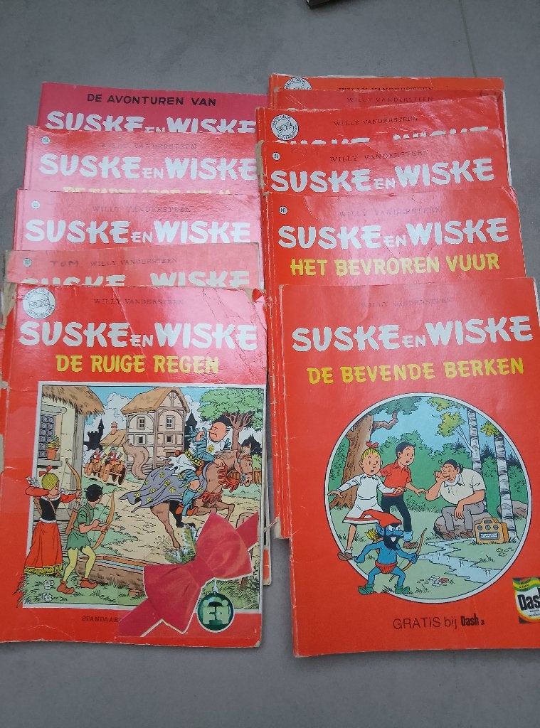 lot suske en wiske strips, Ophalen, Gelezen