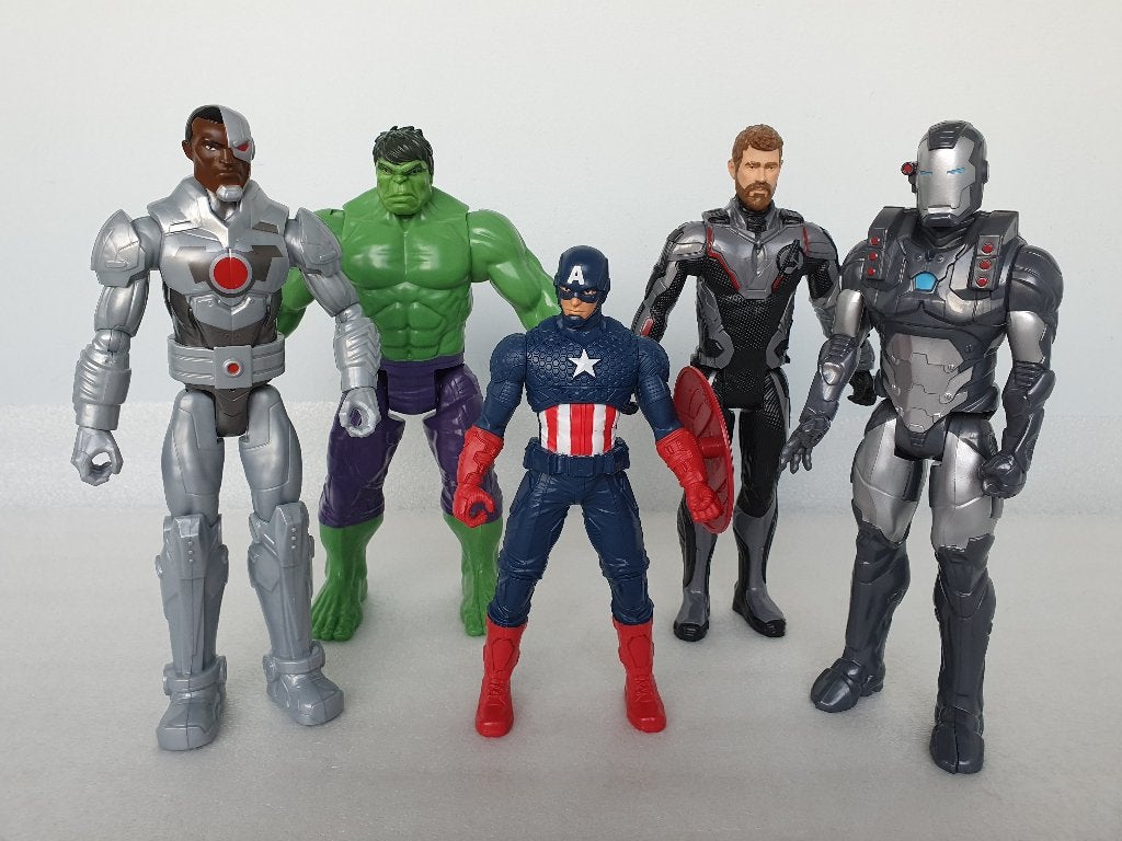 Lot van 5 superhelden van Marvel & DC (Hasbro, Mattel), Enfants & Bébés, Jouets | Figurines, Enlèvement ou Envoi, Utilisé