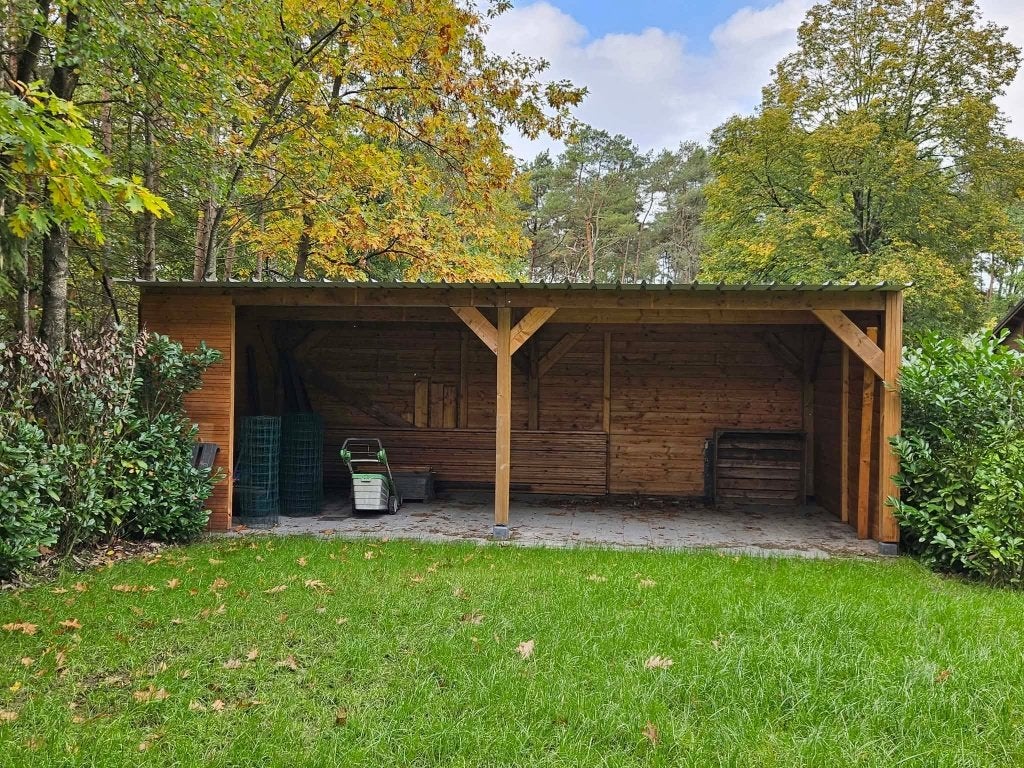 Carport / tuinberging 4m op 8m, Tuin en Terras, Ophalen, Zo goed als nieuw, Carport