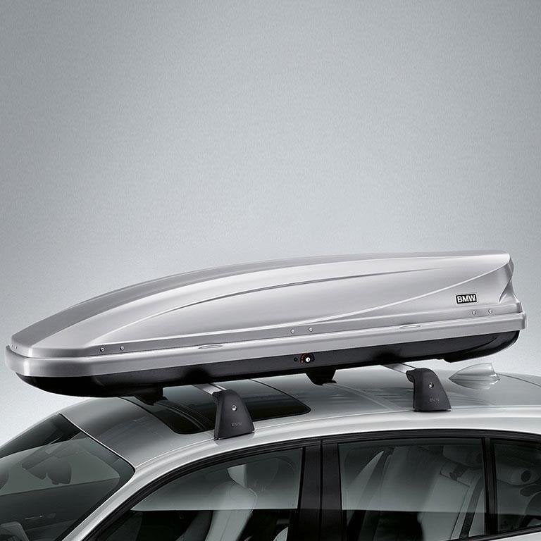 Originele BMW dakkoffer / skibox 320L (zilver) - 82732326509, Auto diversen, Dakkoffers, Gebruikt, Ophalen