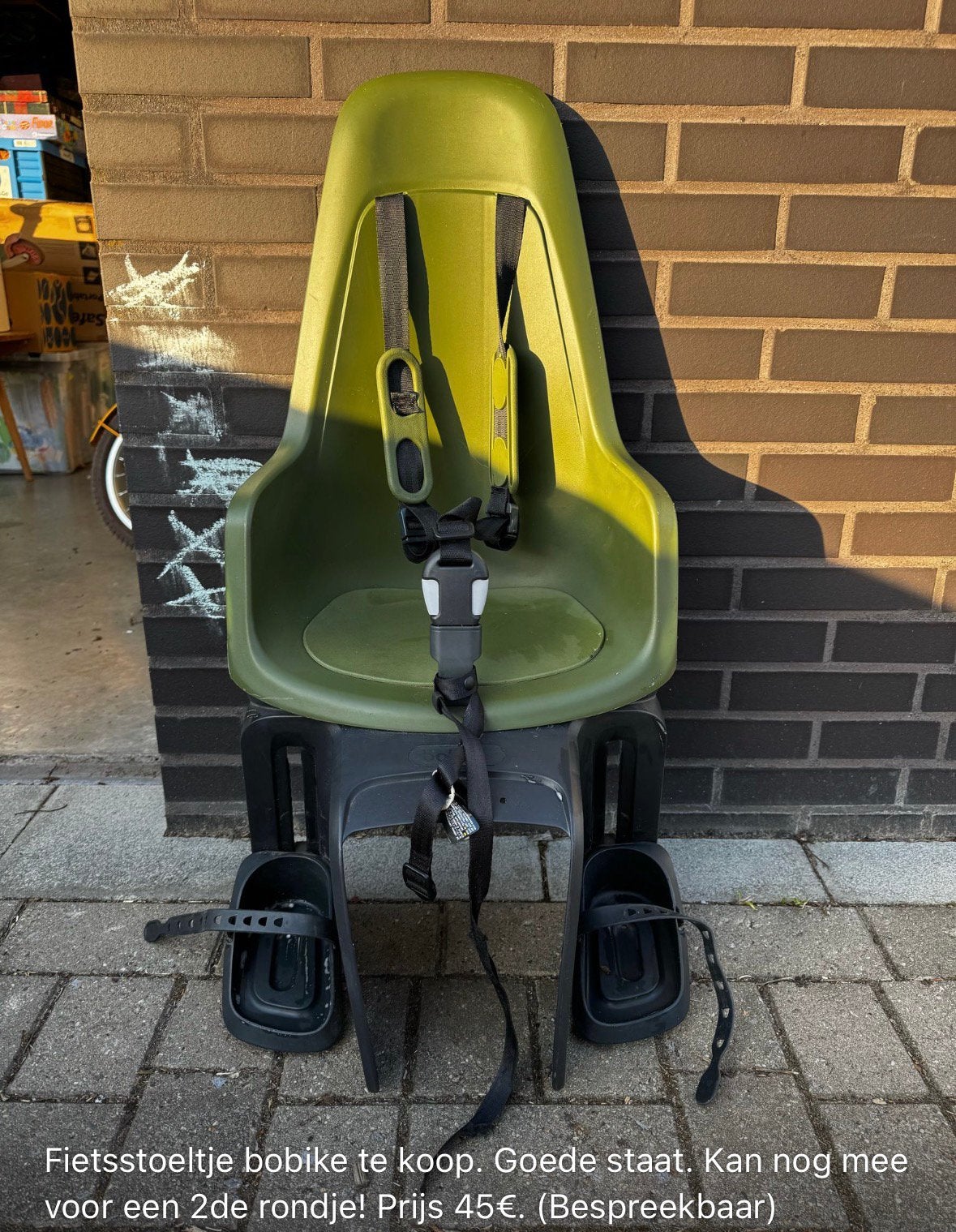 Bobike maxi one fietsstoel 9-22kg, Ophalen, Zo goed als nieuw, Achterzitje