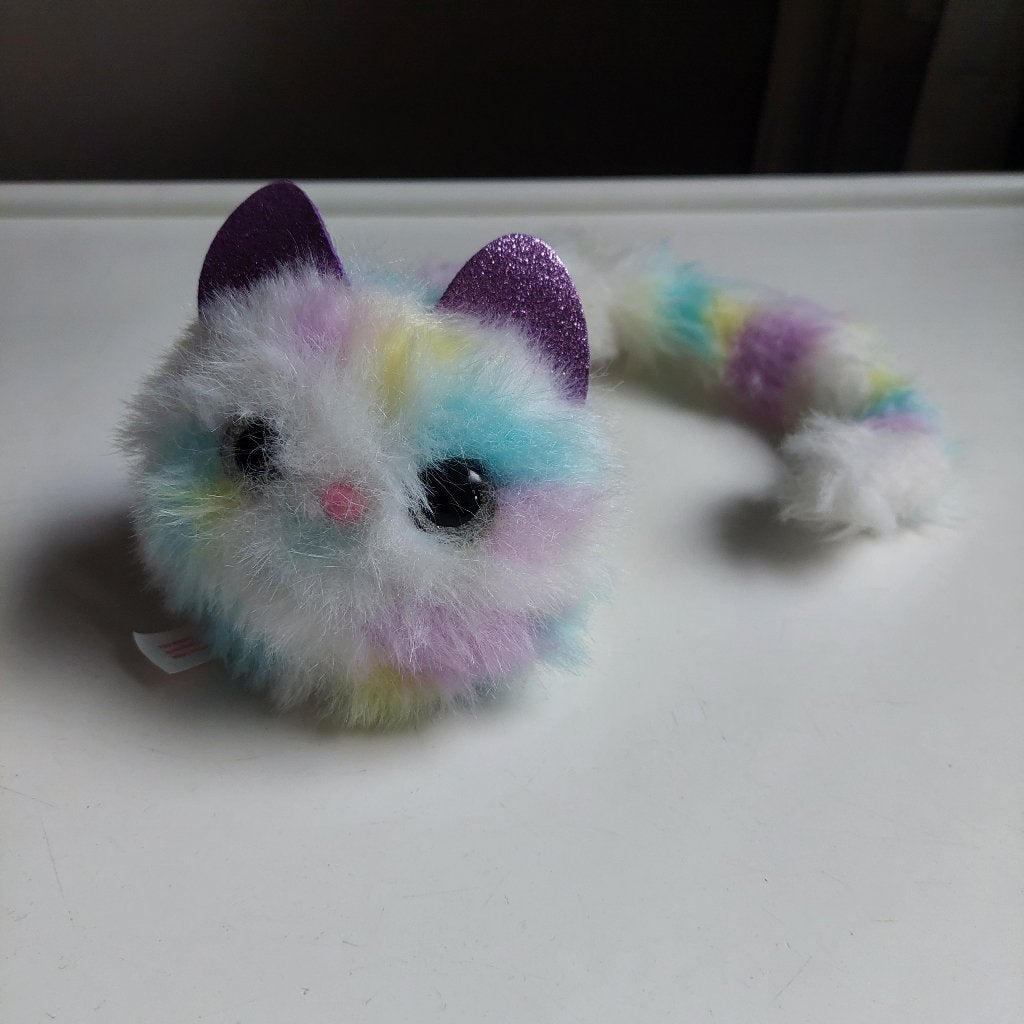 Interactieve pluche kat "Pomsies", Ophalen of Verzenden, Zo goed als nieuw, Ontdekken, Met licht