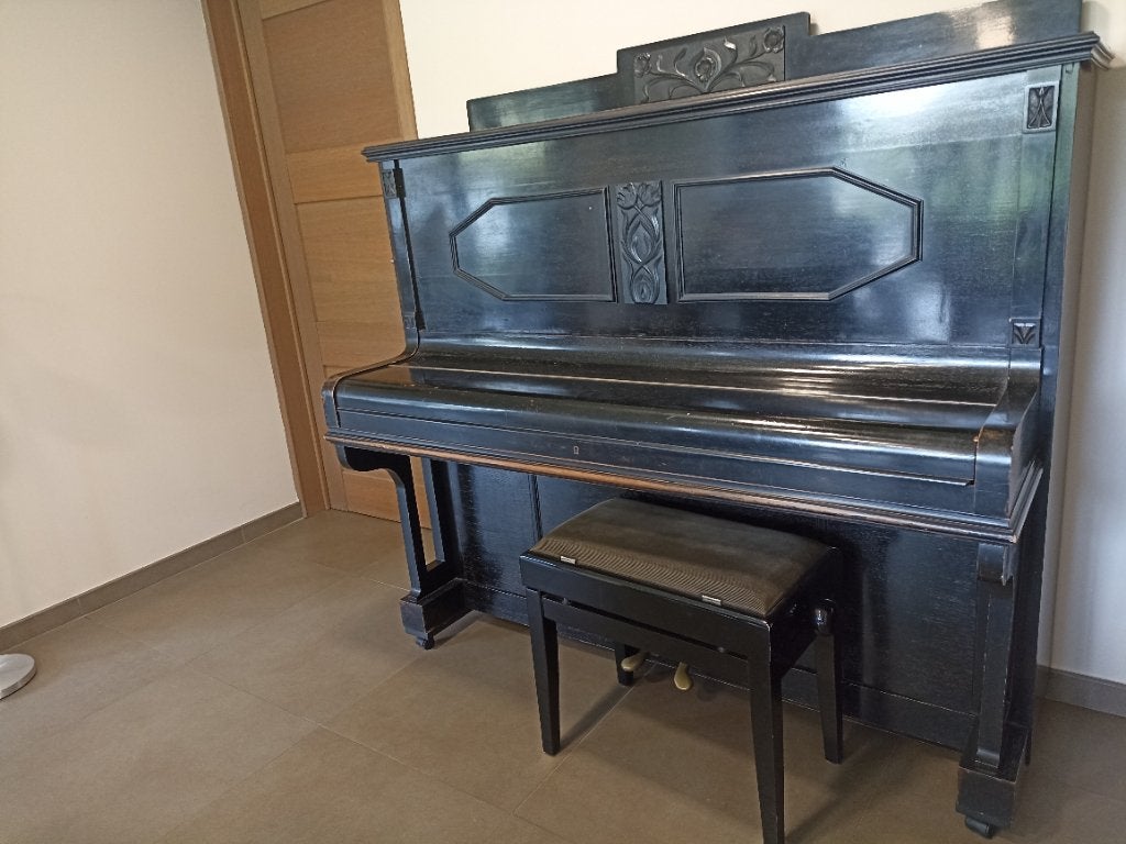 Buffetpiano F.Baert Waereghem, Musique & Instruments, Enlèvement, Utilisé, Noir, Piano