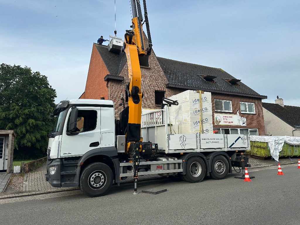 Autolaadkraan effer, Auto's, Automaat, Stof, Wit, Mercedes-Benz