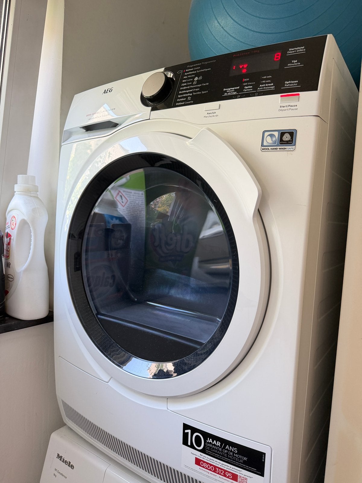 Sèche linge d’occasion en bon état, 6 à 8 kg, Programme laine, Comme neuf, Enlèvement