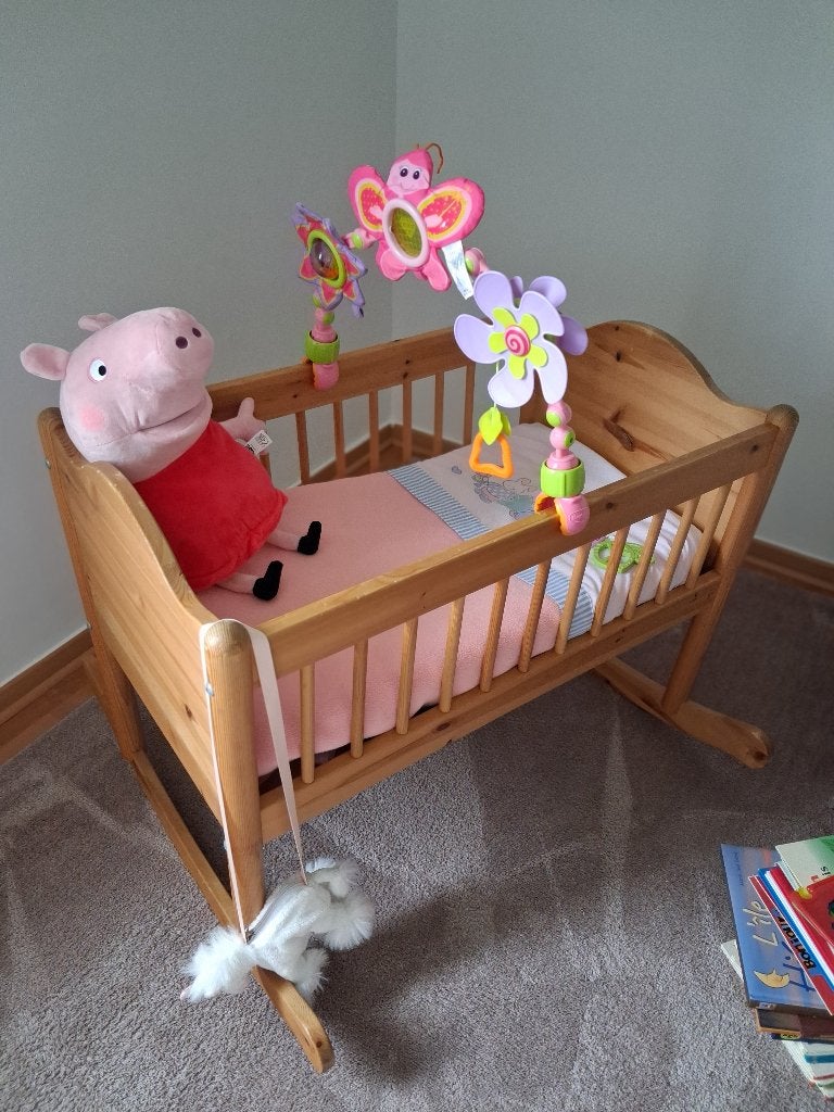 Lit à bascule, Enfants & Bébés, Matelas, Moins de 70 cm, Enlèvement, Utilisé