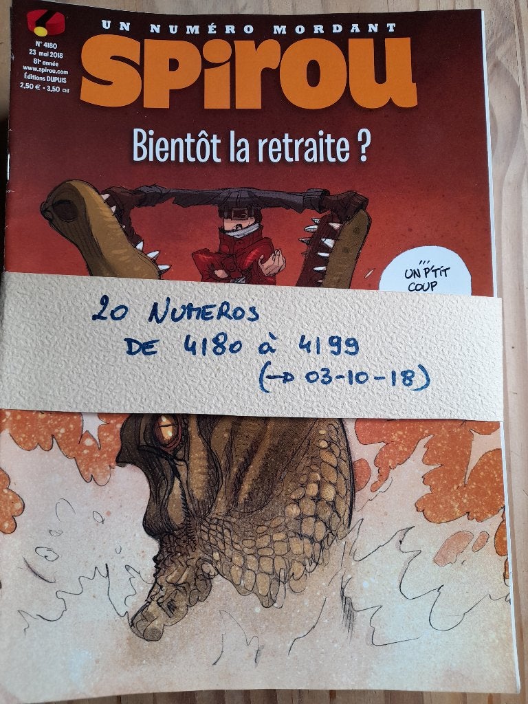 Spirou Hebdomadaires- 20 numéros du n4180 au n4199, Série complète ou Série, Comme neuf, Enlèvement, Collectif