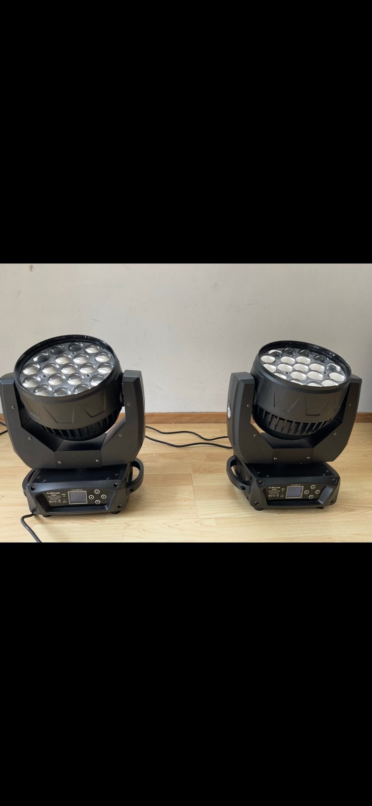 Lot de 2 lave-têtes mobiles à vendre, Enlèvement ou Envoi, Comme neuf, Lumières, Couleur