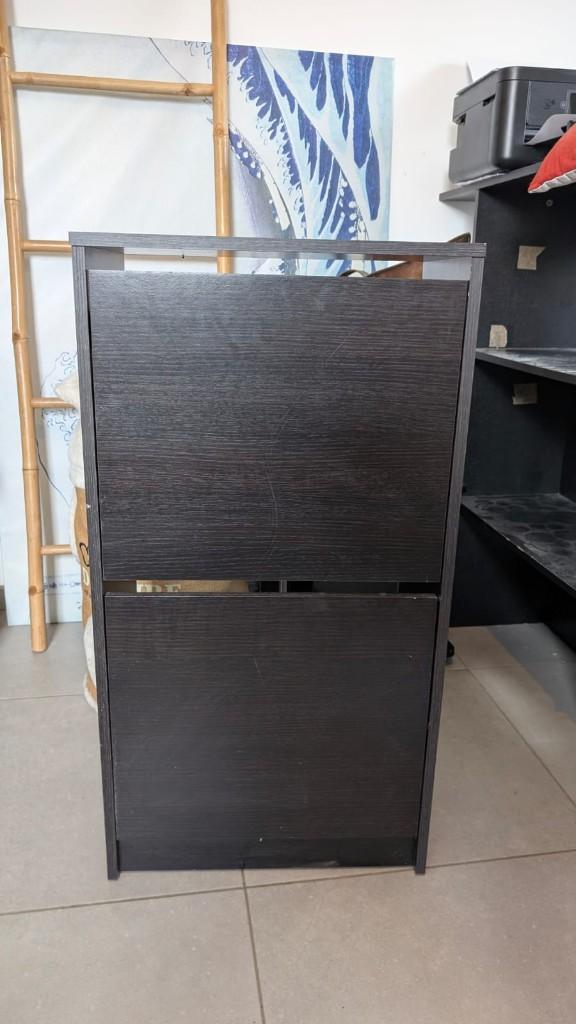 Meuble chaussure Ikea noir, Ophalen, Gebruikt
