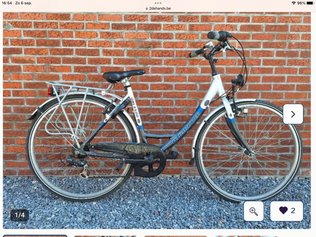 Meisjesfiets, Ophalen