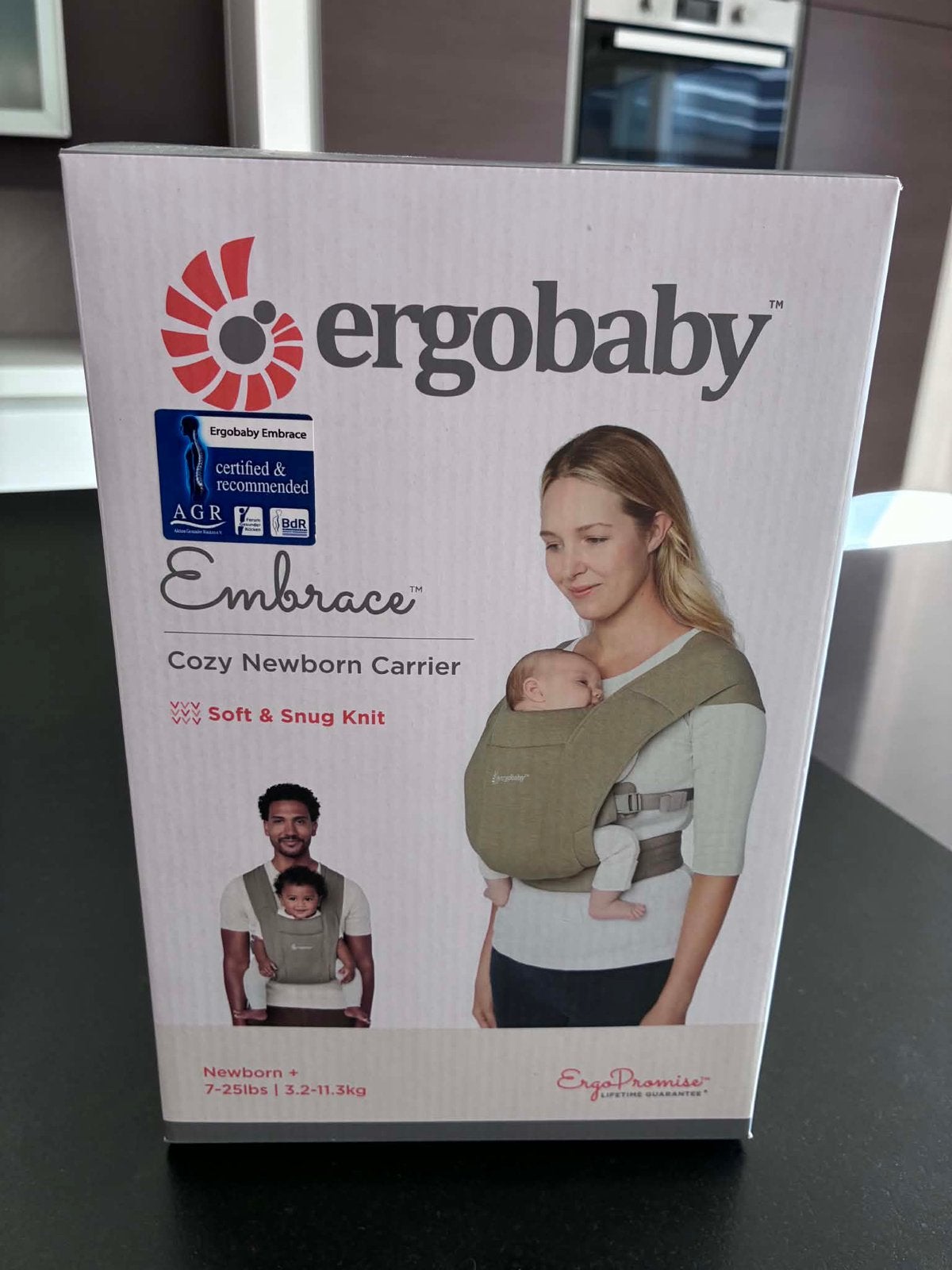 Ergobaby embrace, Ophalen of Verzenden, Zo goed als nieuw, Draagzak