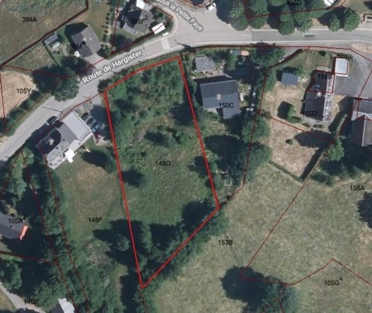 Bouwgrond te koop te Malmédy (Longfaye), Immo, Gronden en Bouwgronden, 1500 m² of meer, Verkoop zonder makelaar
