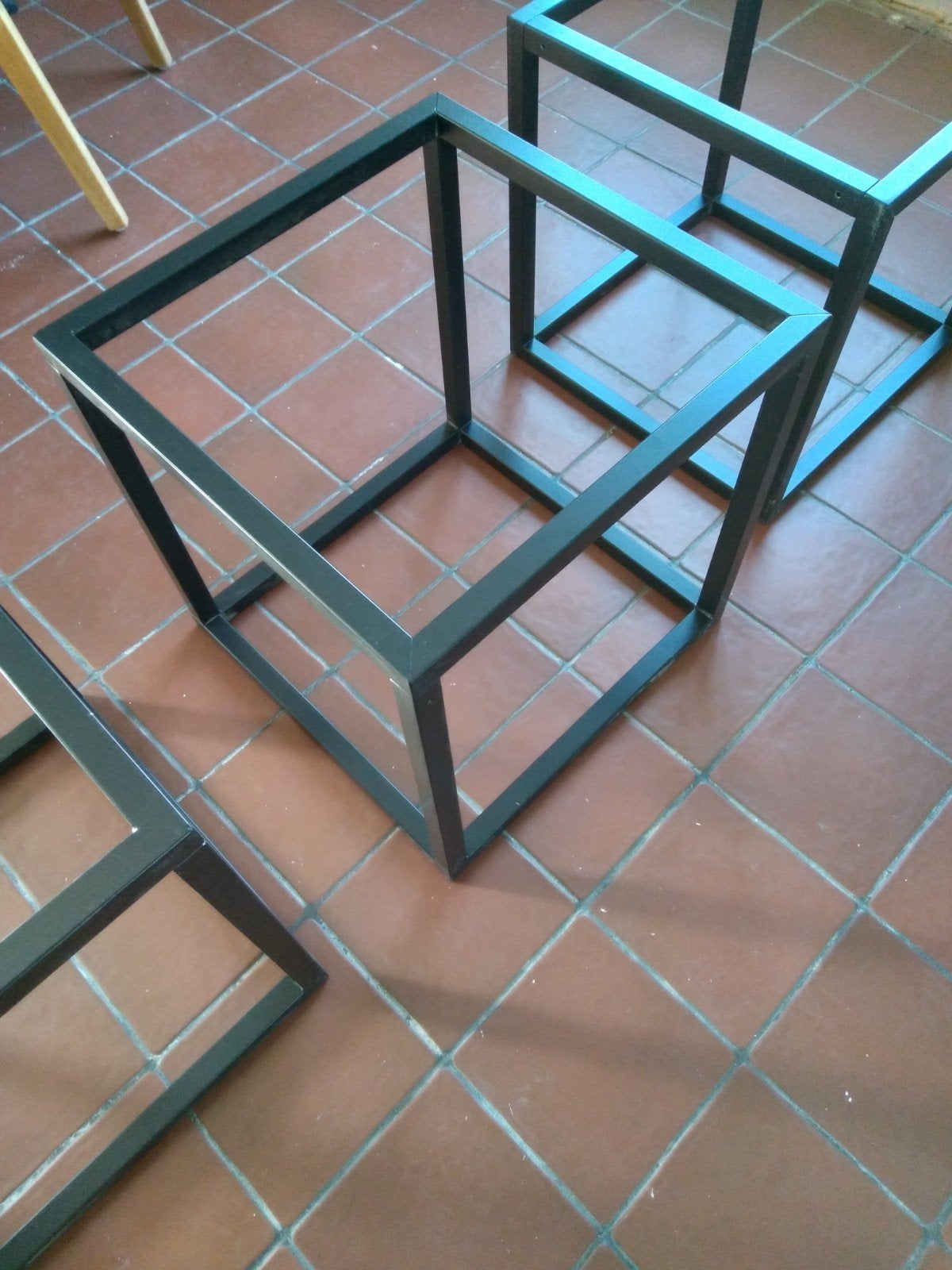 Metaal kubus 4 stuks in topstaat, Ophalen