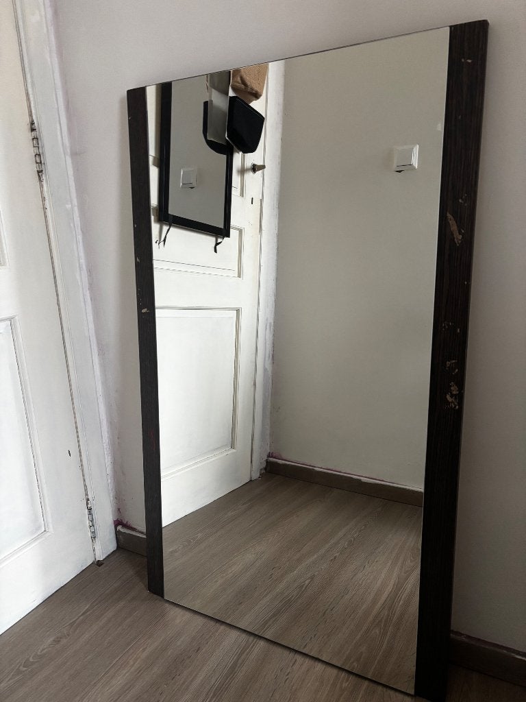 Spiegel, Huis en Inrichting, Ophalen, Gebruikt, 100 tot 150 cm, Rechthoekig