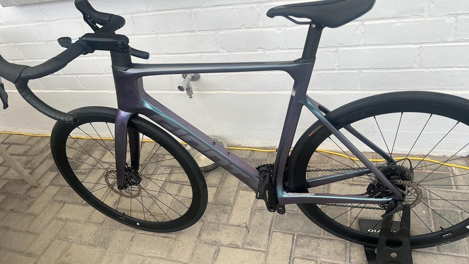 Te koop: Giant racefiets – maat 54 – Blue Dragonfly, Ophalen, Aluminium, Giant