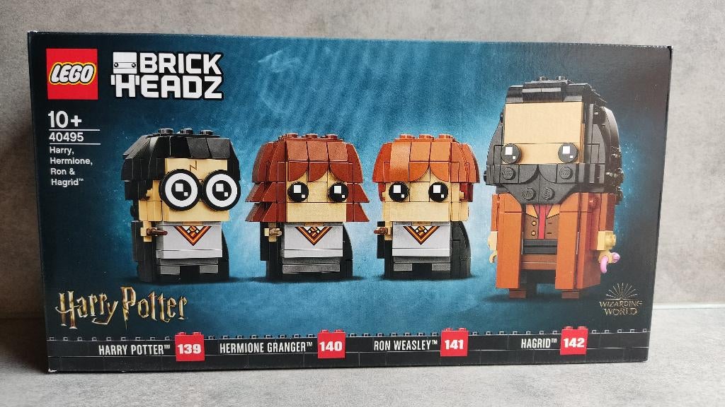 lego brickheadz 40495 harry potter, hermelien, ron en hagrid, Enfants & Bébés, Jouets | Duplo & Lego, Neuf, Lego, Ensemble complet