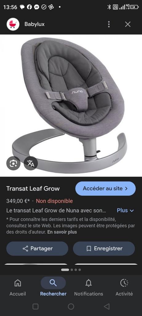 Relax transat nuna, Enfants & Bébés, Enlèvement
