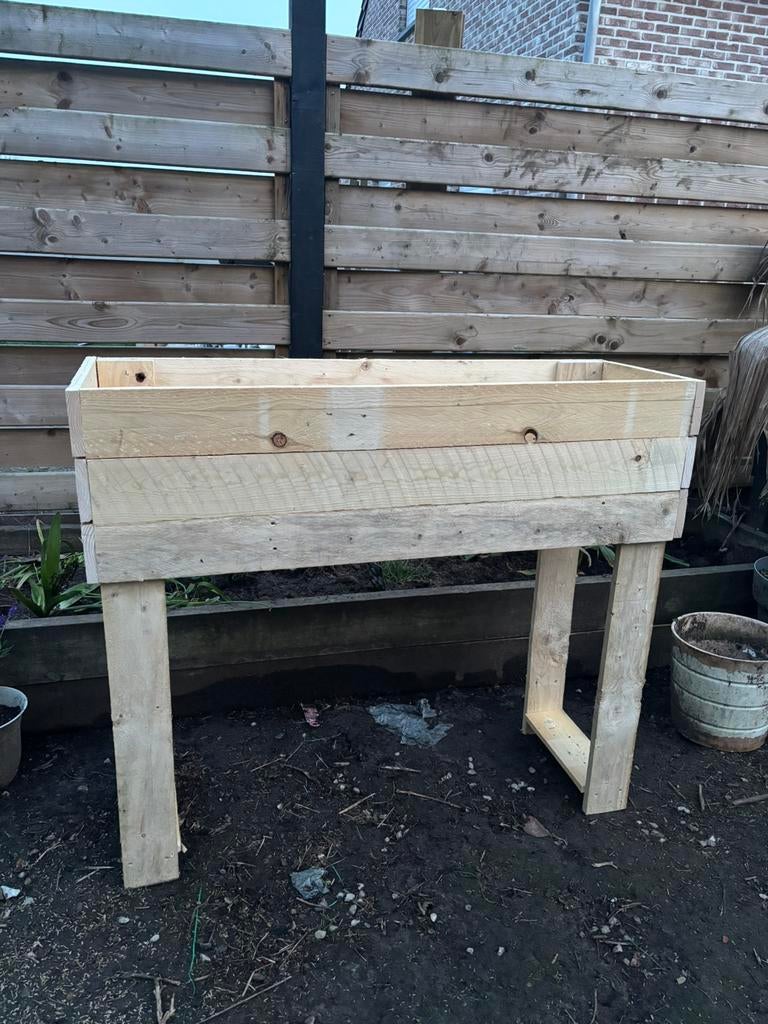 Tuinbak/kruidenbak, Tuin en Terras, Ophalen, 60 tot 100 cm, 60 cm of meer, Rechthoekig