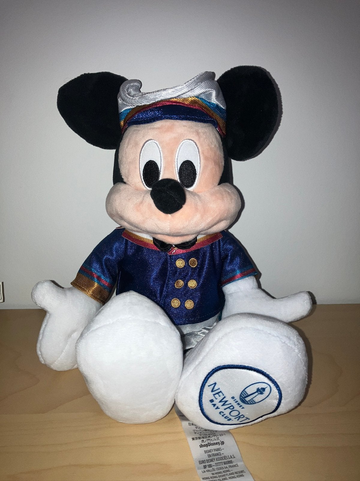 Peluche Mickey marin Newport bay, Enfants & Bébés, Neuf, Souris, Disney, Disney