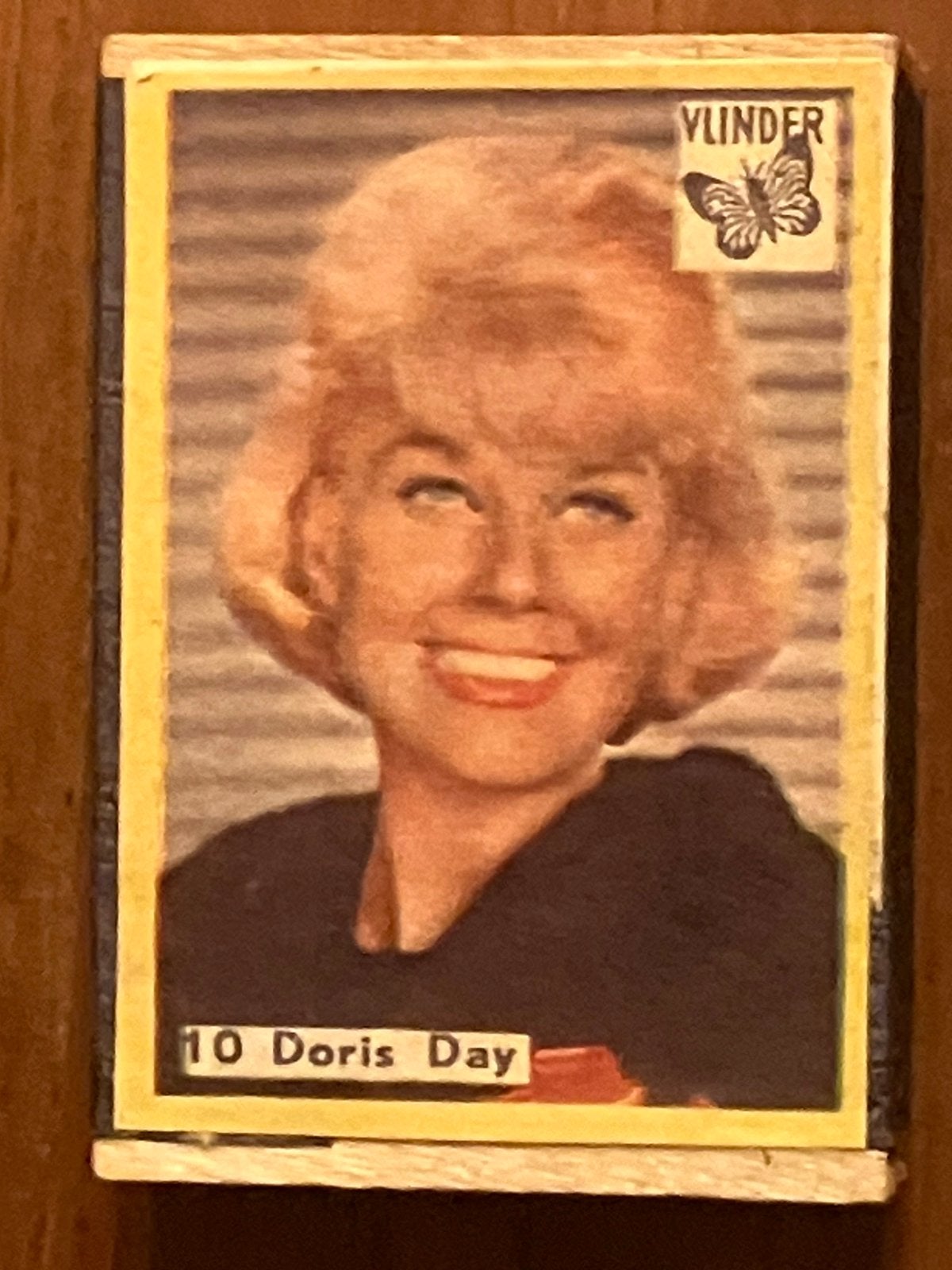 Boîte d'allumettes Doris Day, Enlèvement ou Envoi, Utilisé, Boîtes ou marques d'allumettes