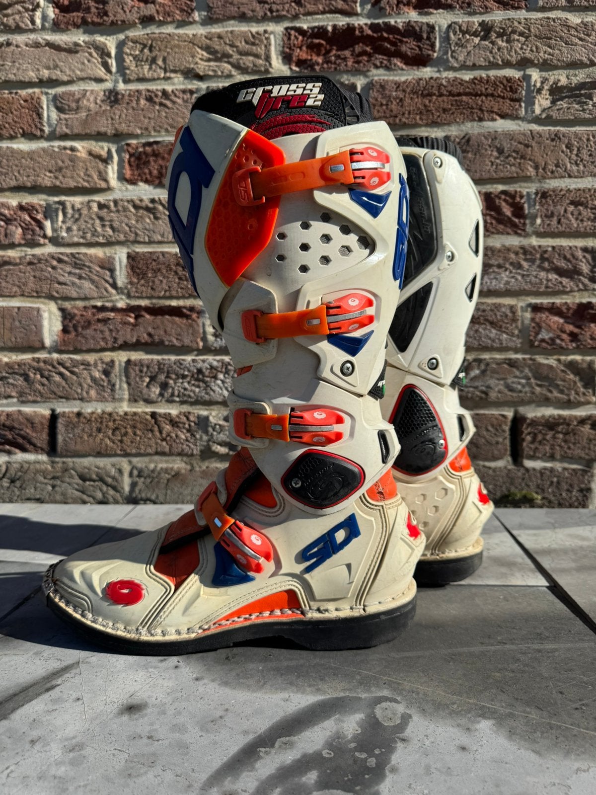 Bottes SIDI Crossfire 2 pointure 44, Motos, Enlèvement, Seconde main, Hommes, Bottes