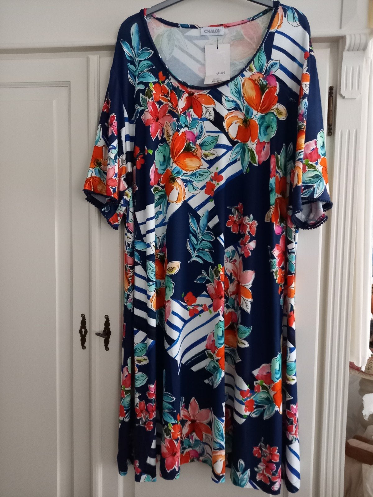 nieuw kleed Chalou MT58 oksel-oksel 78cm lengte 1,14m, Vêtements | Femmes, Grandes tailles, Enlèvement ou Envoi, Neuf