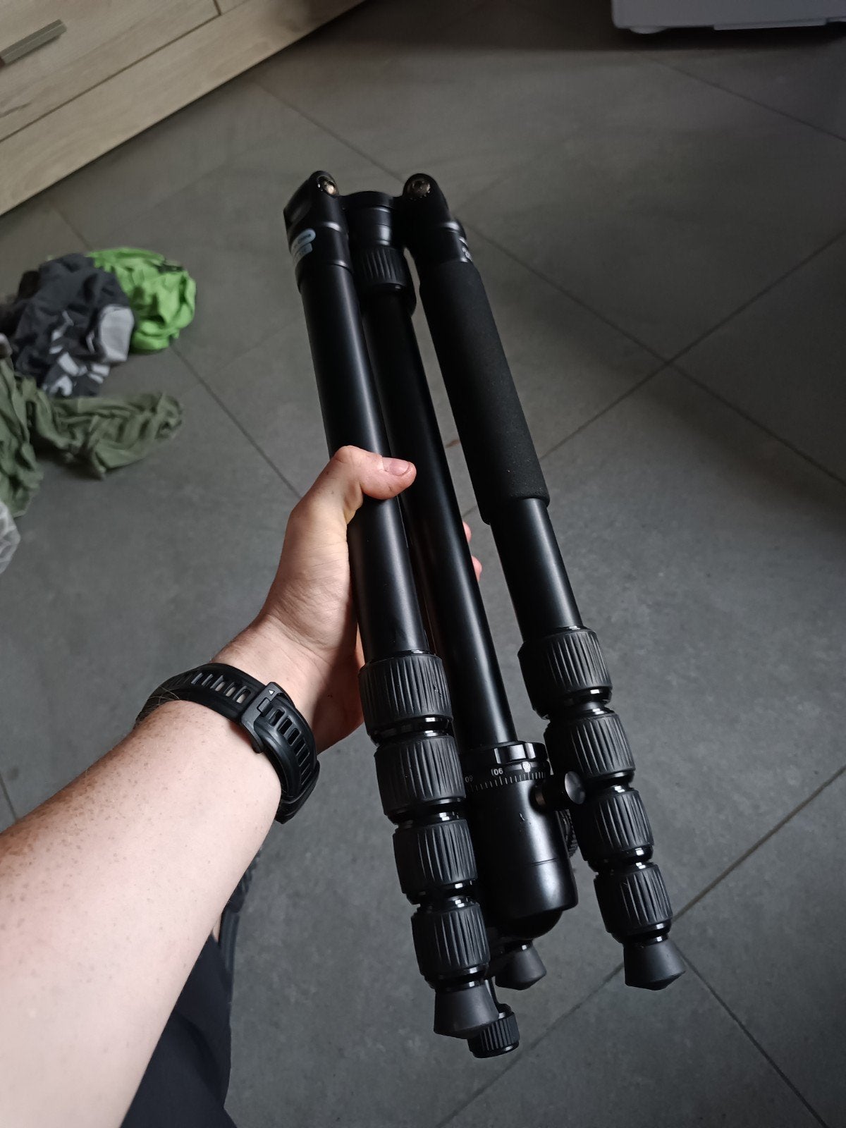 Coman TM287A statief/tripod, Neuf, Enlèvement ou Envoi, 150 à 175 cm, Autres marques