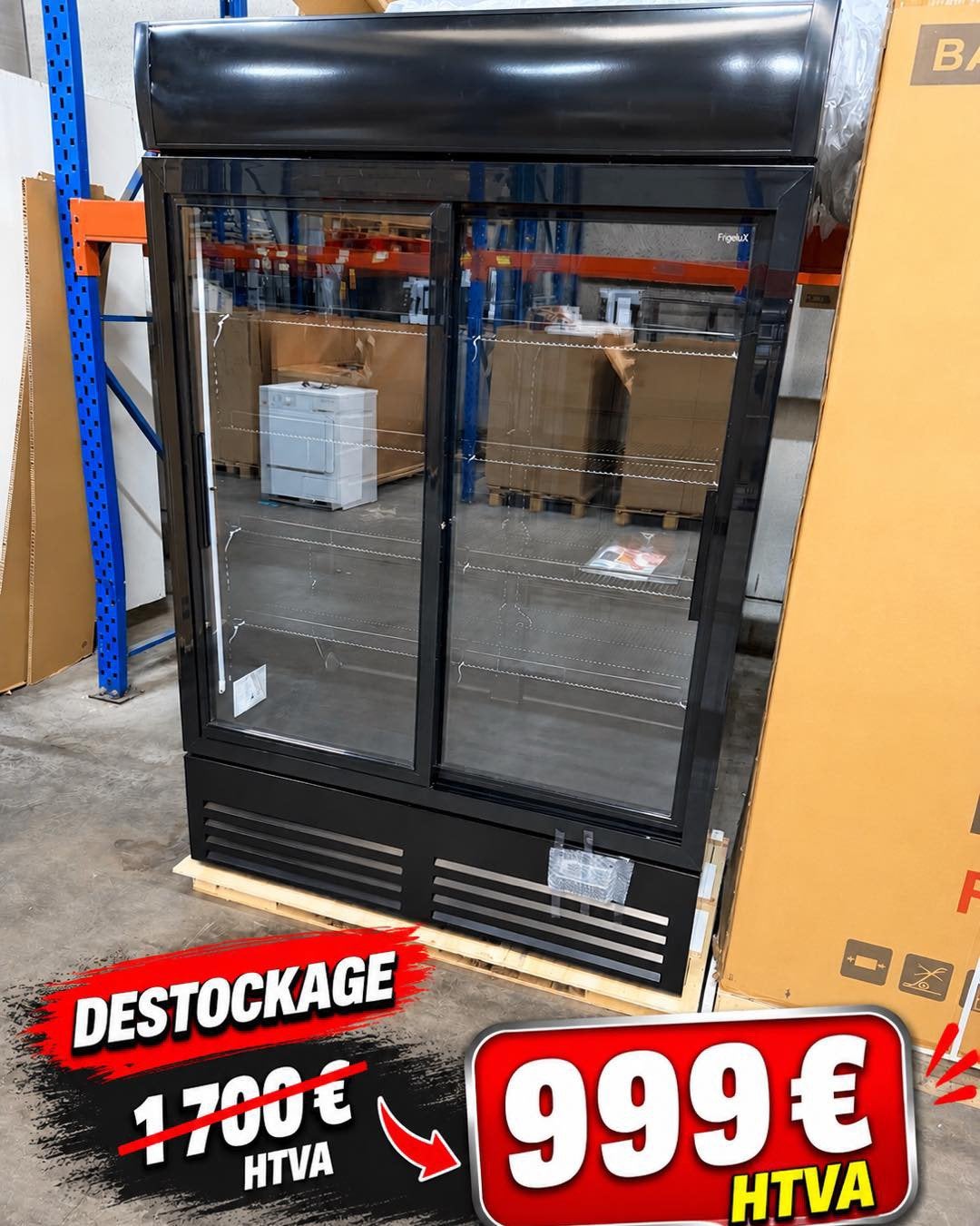 FRIGO BOISSON DOUBLE NEUF À SAISIR, Enlèvement