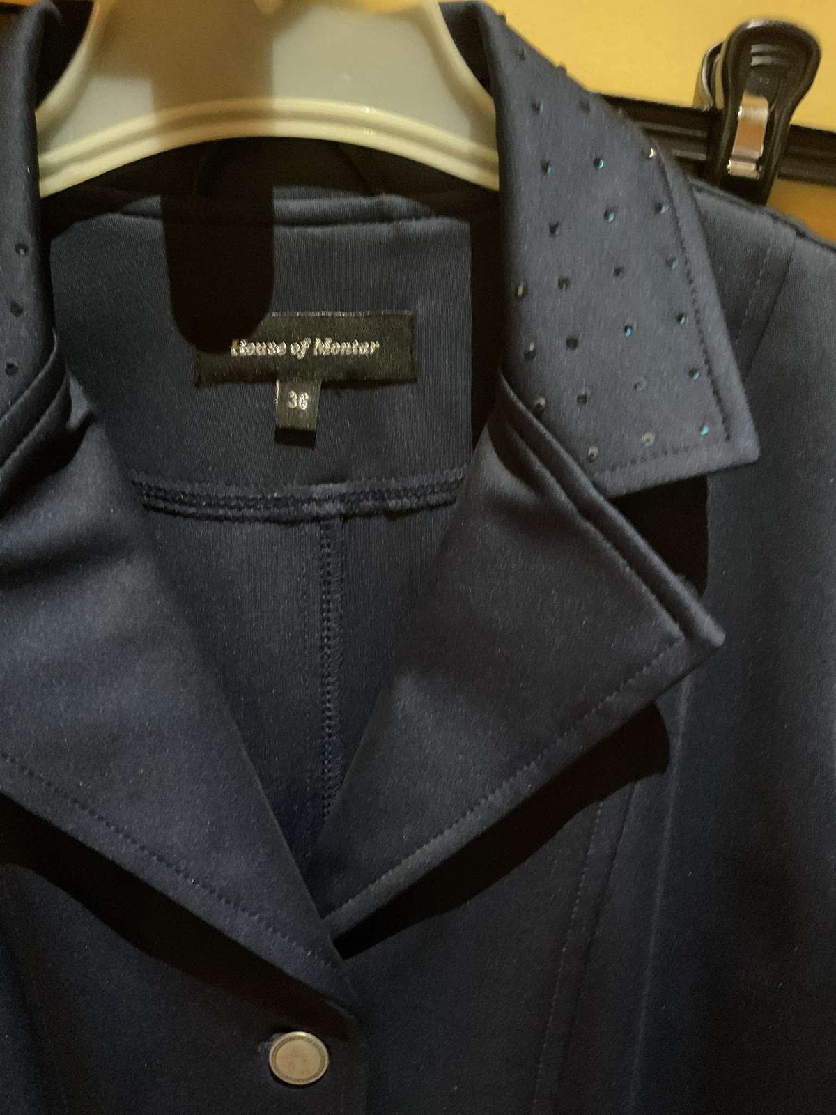 Wedstrijd vest 36. blauw, Dieren en Toebehoren, Paardrijkleding, Ophalen, Zo goed als nieuw