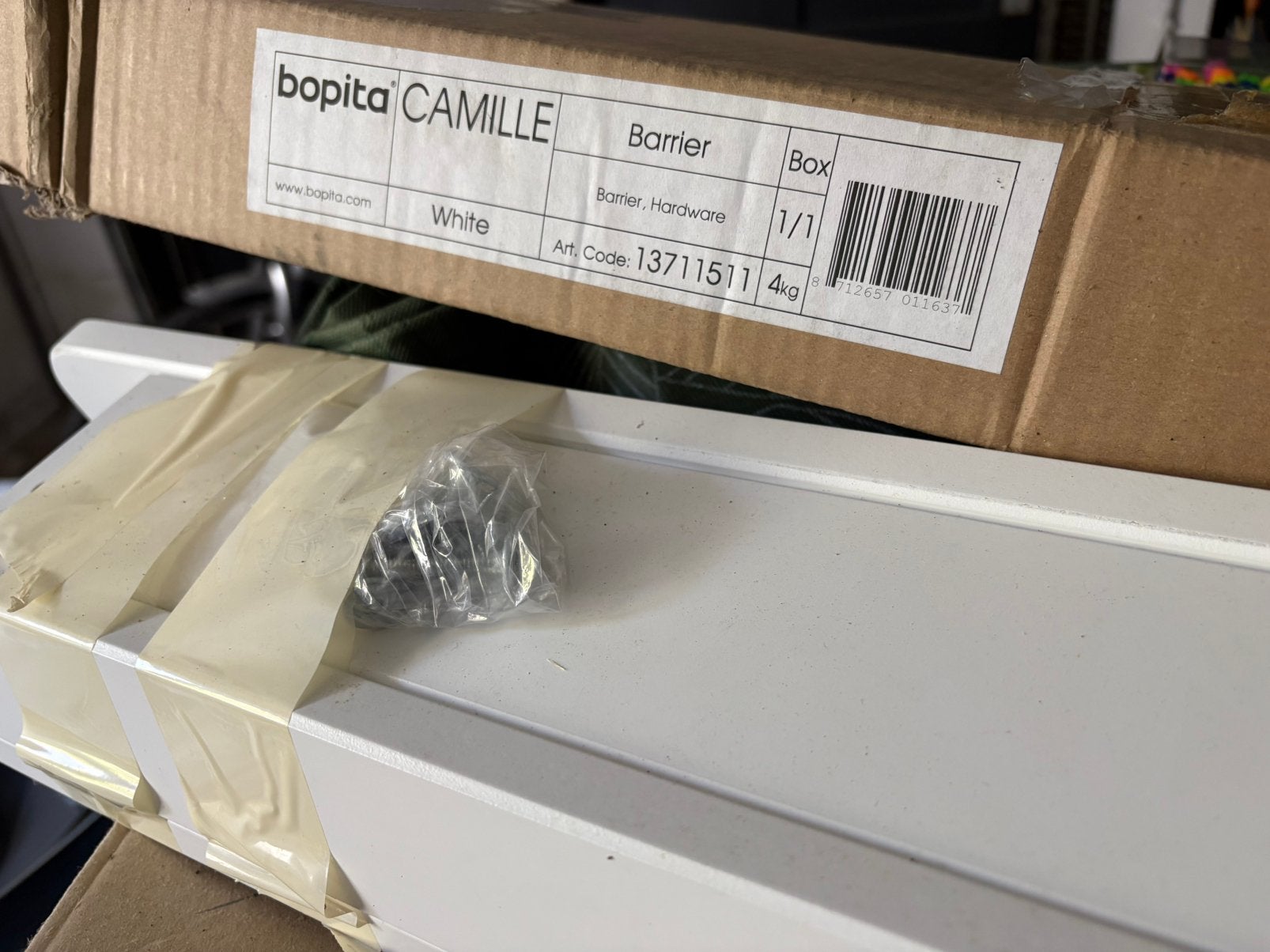Bopita Camille Barrier verschoonkussen wit, Ophalen, Overige typen, Bopita, Zo goed als nieuw