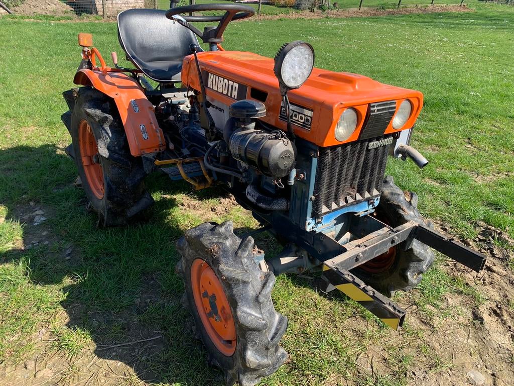 Kubota B7000 4x4, Ophalen