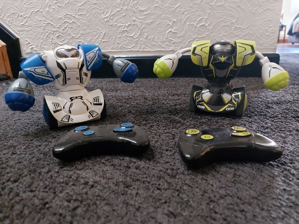 robots: silverlit kombat, Kinderen en Baby's, Speelgoed | Actiefiguren, Ophalen, Zo goed als nieuw