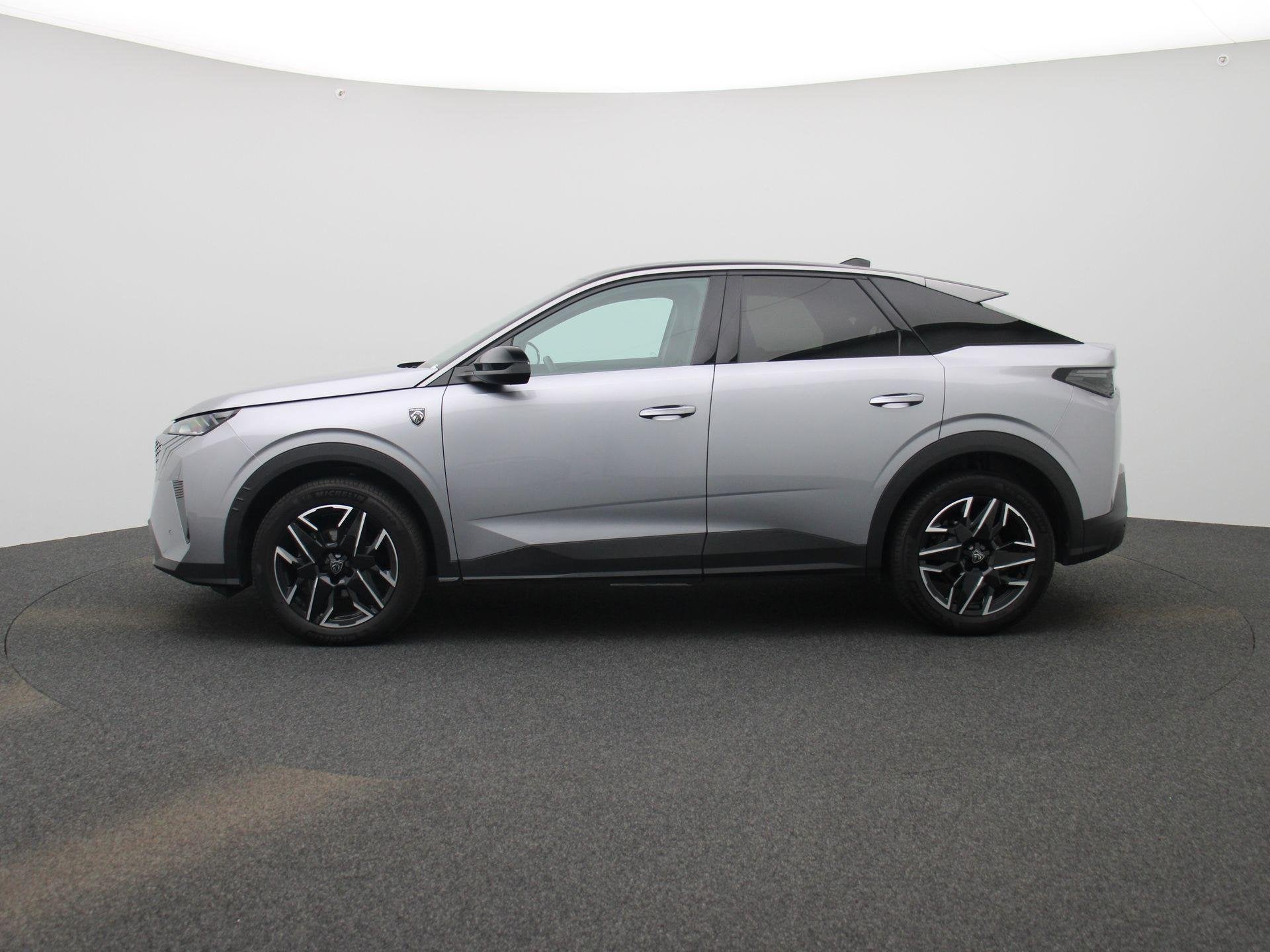 Peugeot 3008 1.2 HYBRID DSC6 GT, Auto's, Stof, Gebruikt, Zwart, 1648 kg
