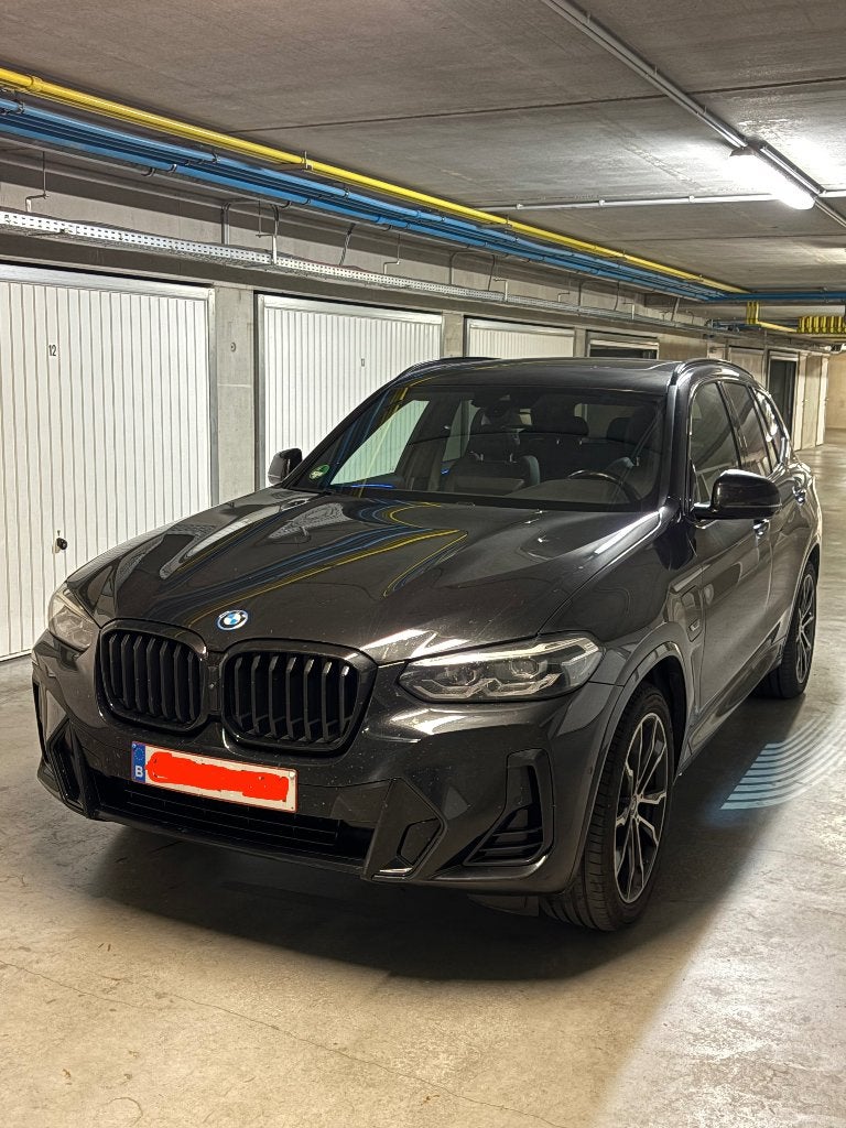 BMW X3 xDrive30e M Sport, Auto's, BMW, Automaat, 4 cilinders, Zwart, Leder