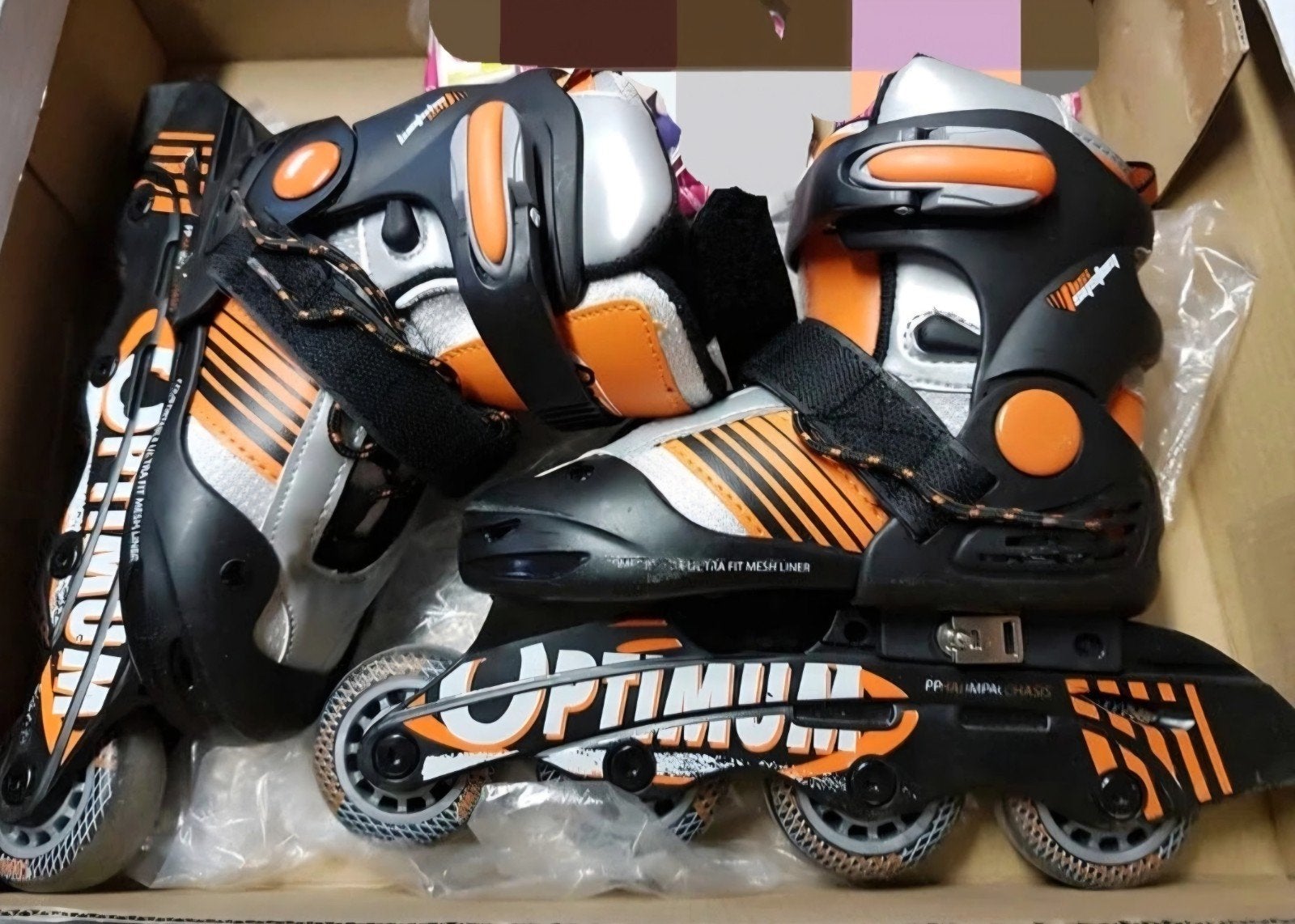 Versrelbare rollerblades / skeelers maat 27 / 31, Sport en Fitness, Skeelers, Ophalen