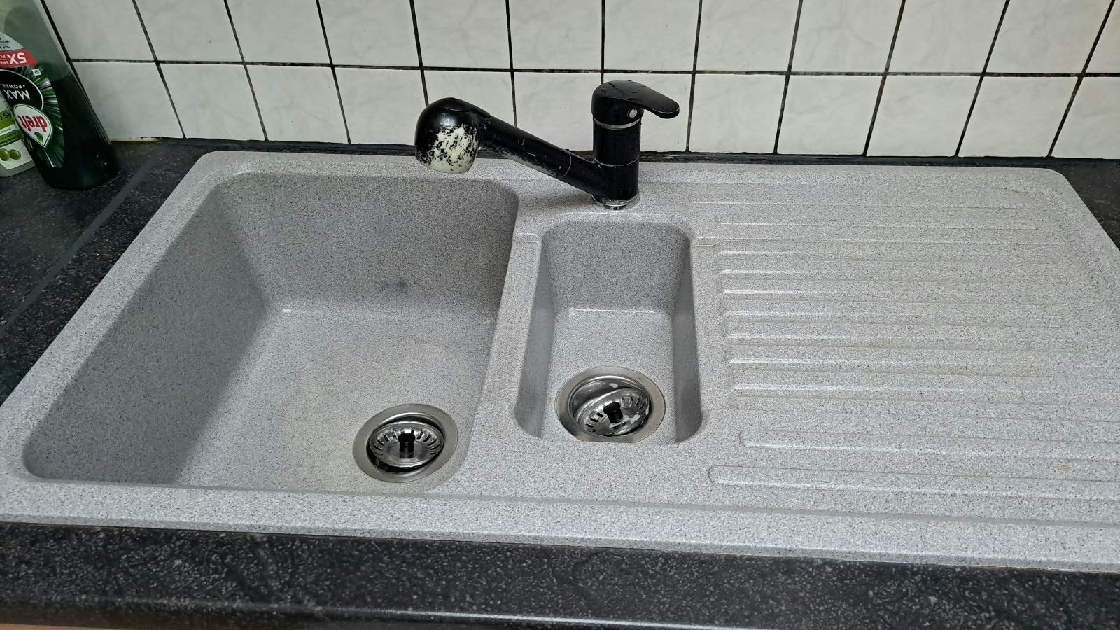 lavabo gootsteen graniet, Ophalen, Gebruikt