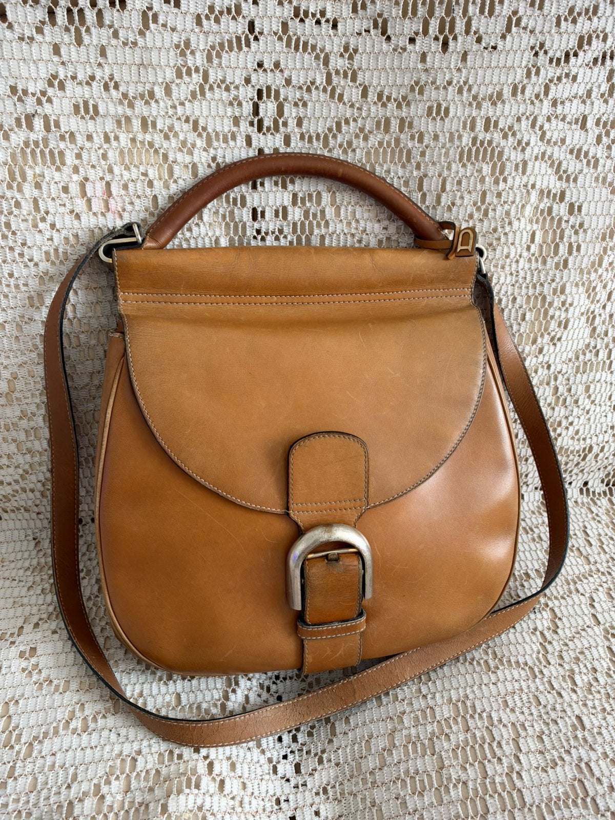 Sac DELVAUX modèle Brillant cuir fauve, Enlèvement ou Envoi, Comme neuf, Cuir