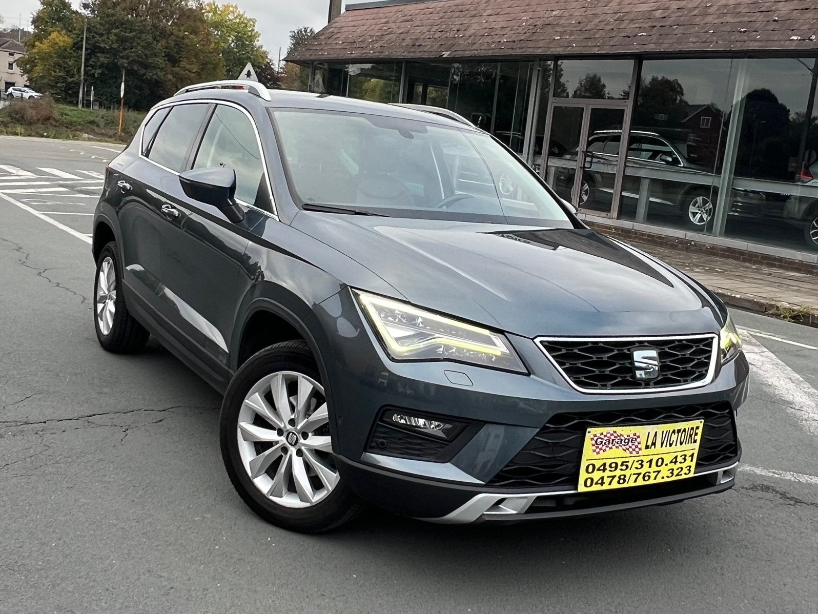 Seat Ateca 1.6 TDi 2019 année 85kw 190000km 0032478767323, Autos, Cuir, Argent ou Gris, Achat, Euro 6