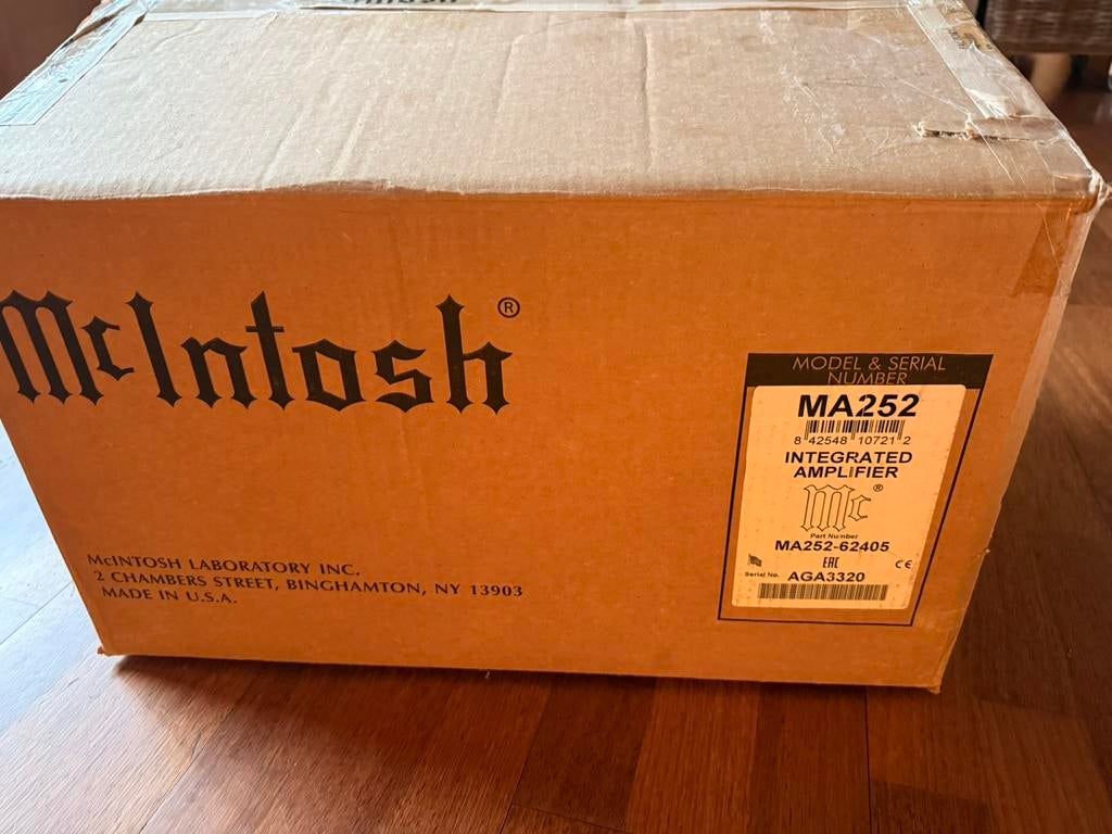 Mcintosh MA252, Telecommunicatie, Zenders en Ontvangers, Ophalen, Zo goed als nieuw