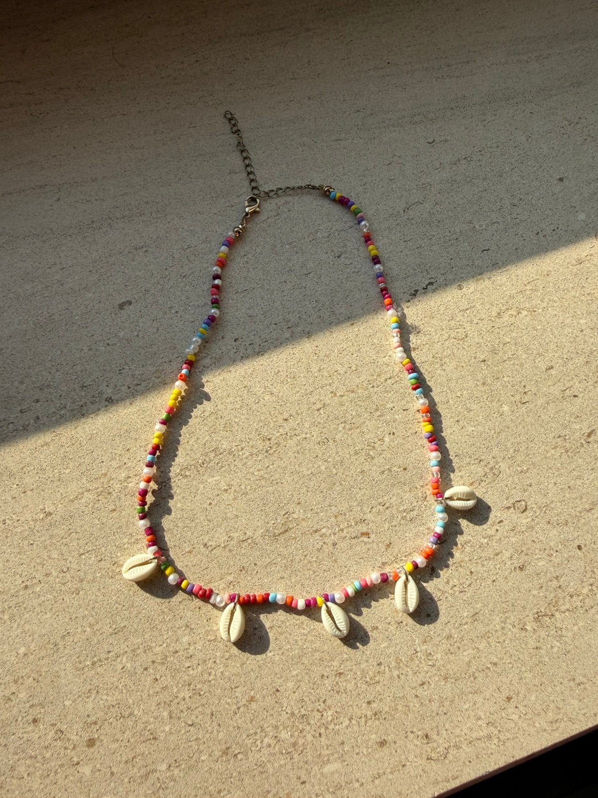 Schelpen ketting, Ophalen, Zo goed als nieuw, Goud