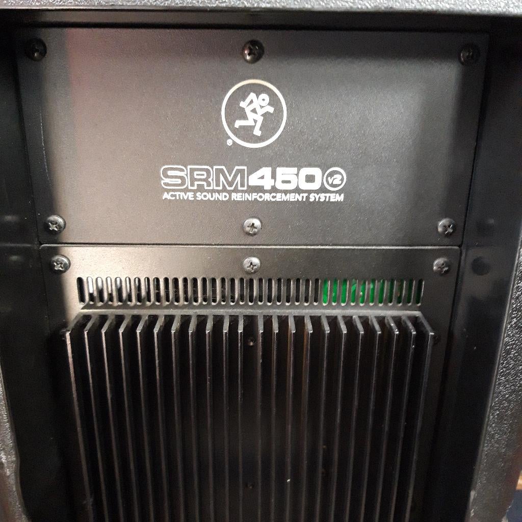 2 Mackie SRM450 V2 + Divine 18inch SubWoofer active, Autres marques, Enlèvement, Utilisé, Autres types
