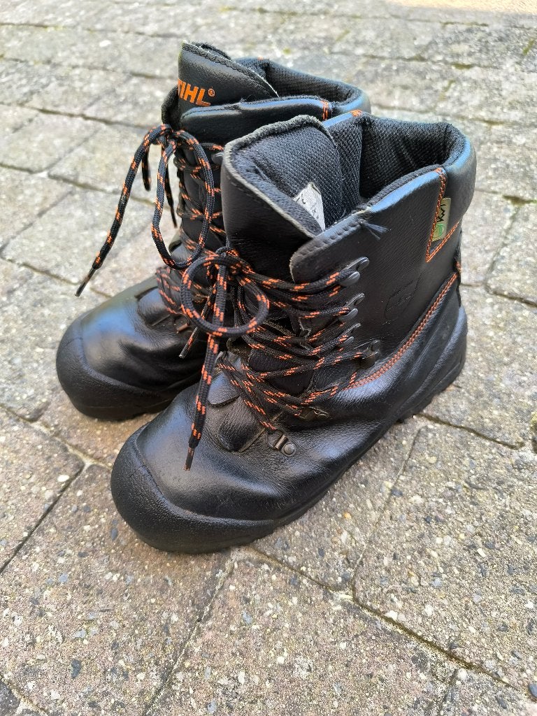 Stihl MS Function leren laarzen met snijbescherming (42), Ophalen of Verzenden, Gebruikt, Overige soorten, Stihl