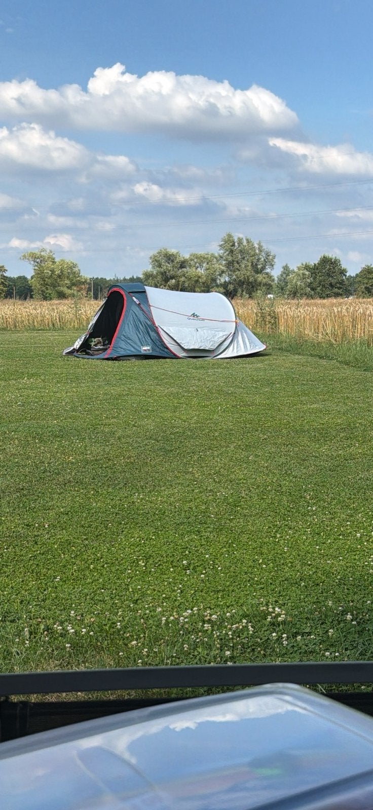 Emplacement de camping + parking, Enlèvement, Comme neuf