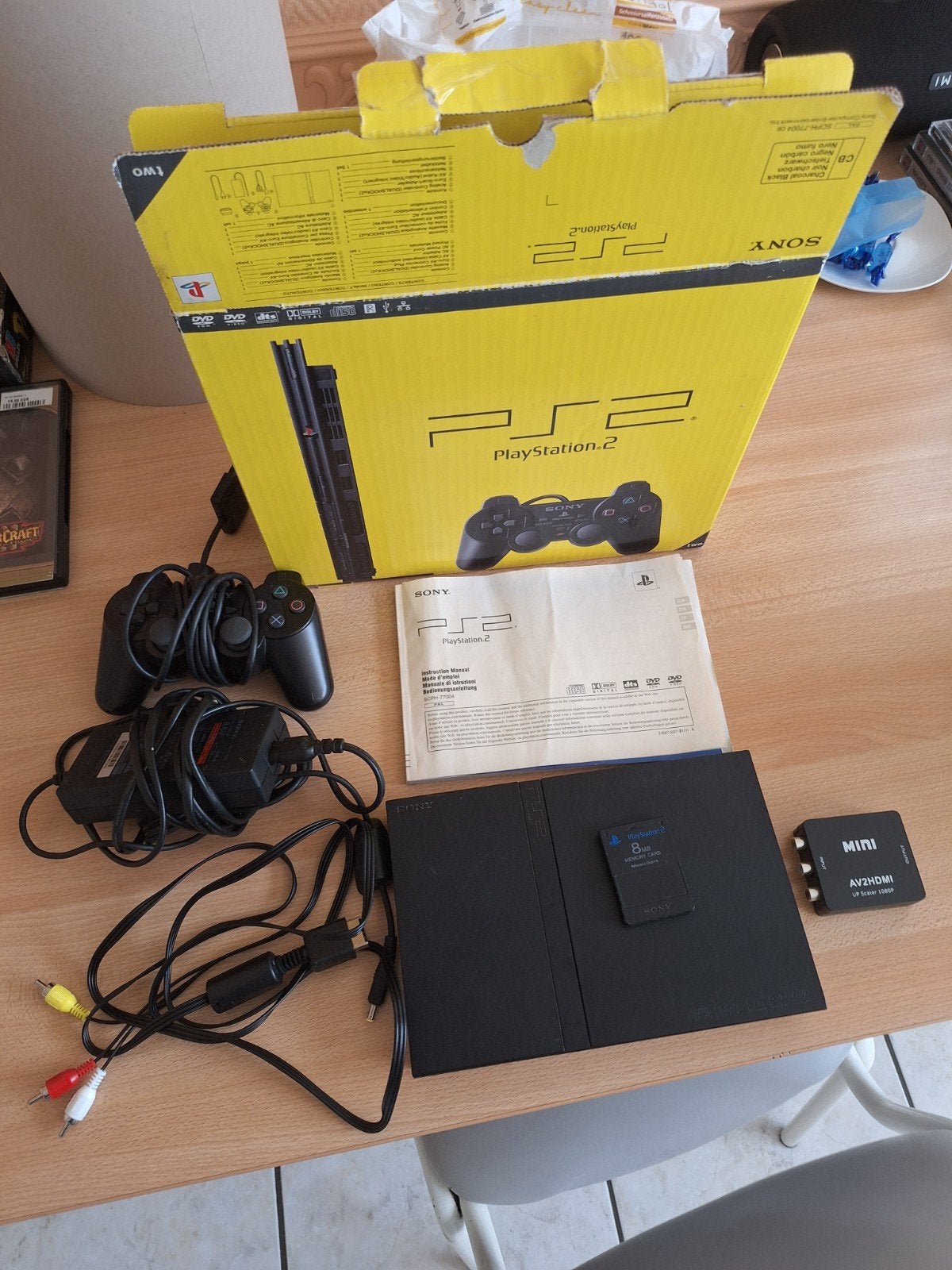 PS2 Slim Collector Item CIB met Converter - 100% Werkend, Games en Spelcomputers, Ophalen of Verzenden, Slim