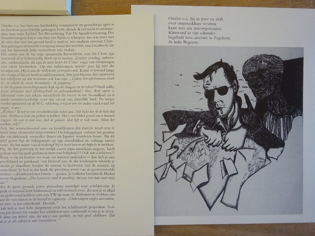 Hugo Claus, Imititaties, 1987, Paleis vzw Brussel, Peinture et dessin, Comme neuf, Roobjee, Enlèvement ou Envoi