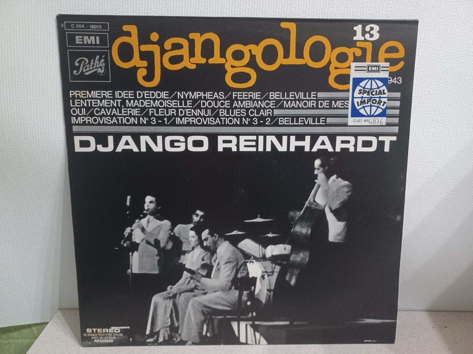 Jazz Lp Django Reinhardt 13, CD & DVD, Enlèvement ou Envoi, Jazz, LP