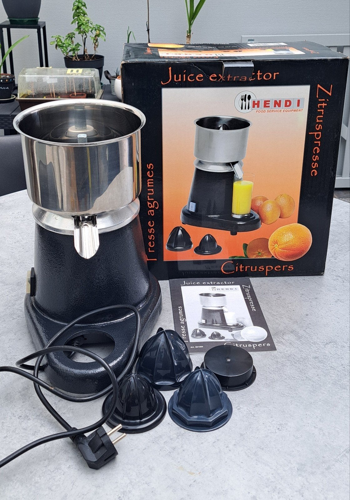 professionele citruspers., Electroménager, Extracteurs de jus, Enlèvement, Presse-agrume